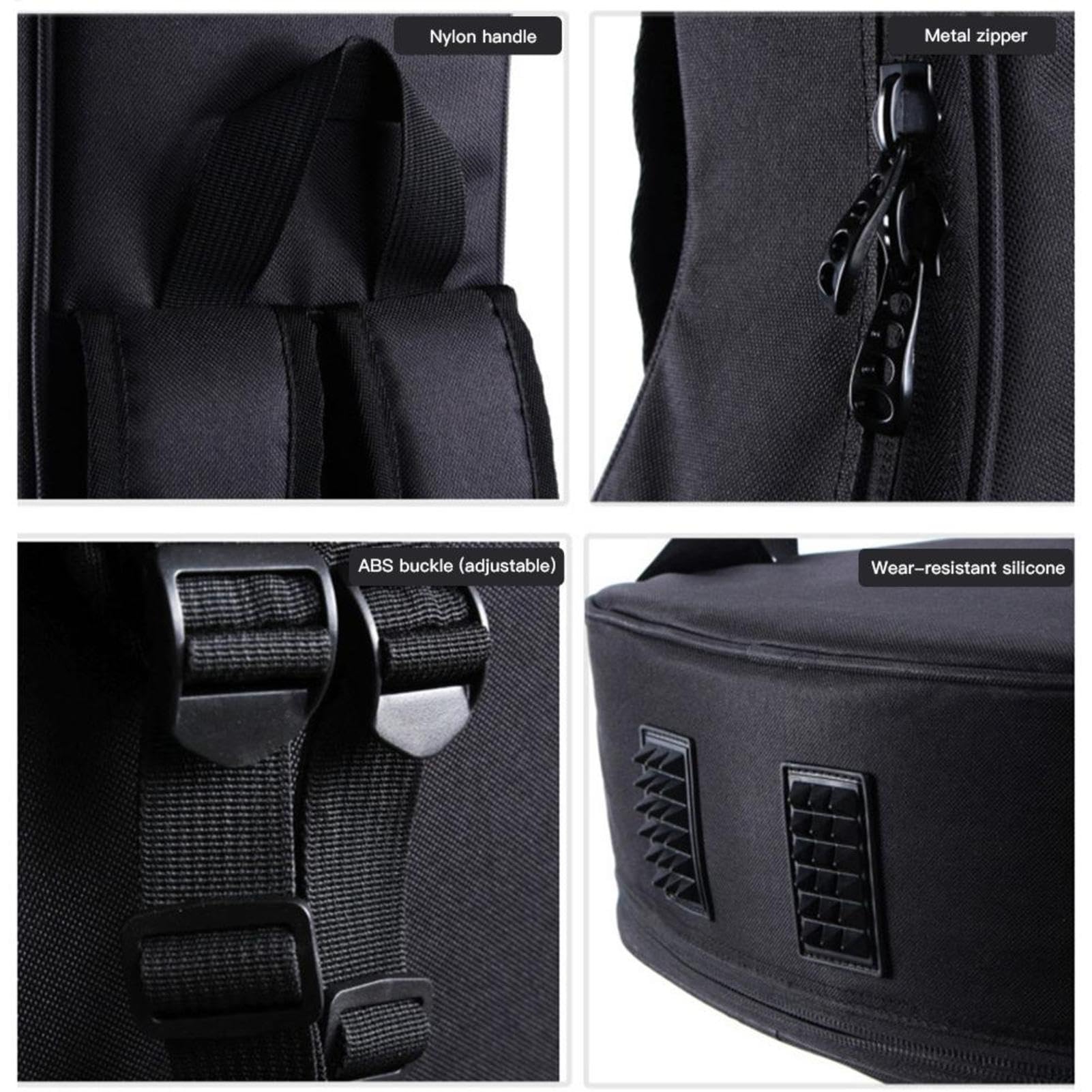 para guitarra acústica de 39 40 41 pulgadas, protectora con acolchado de