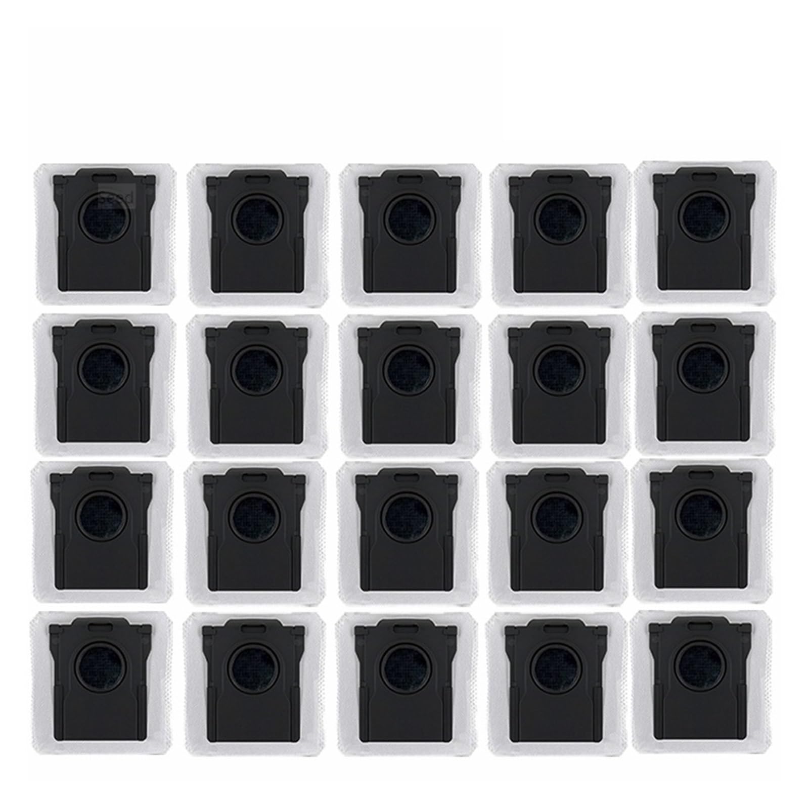 Kicici Compatible With Dreame L40 Ultra / X40 Robot Vacuum Accessories Dust Bags Mop Main Side Brushes Cloths HEPA Filters Spare Parts(Chocolate)