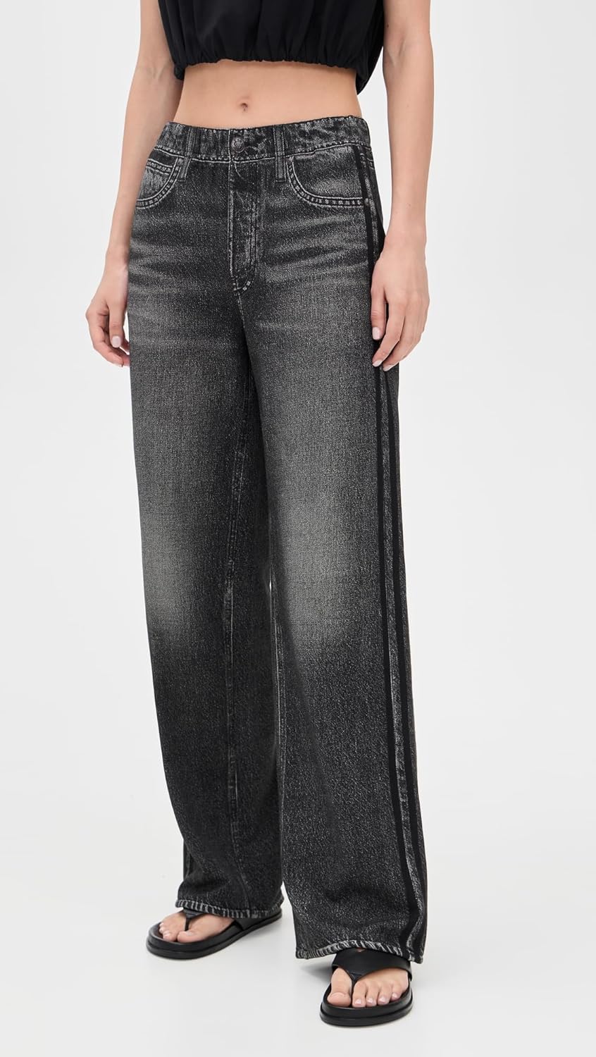 rag & bone Women's Miramar Wide Leg Track Pants - Image 2