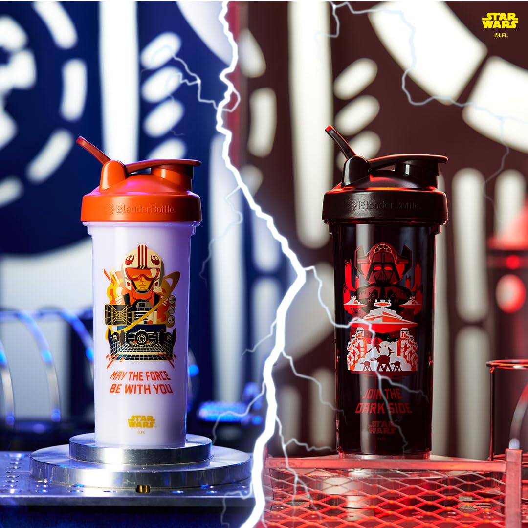 BlenderBottle Star Wars Shaker Bottle Pro Series Perfect for Protein Shakes and Pre Workout, Join the Dark Side, 794.8 g