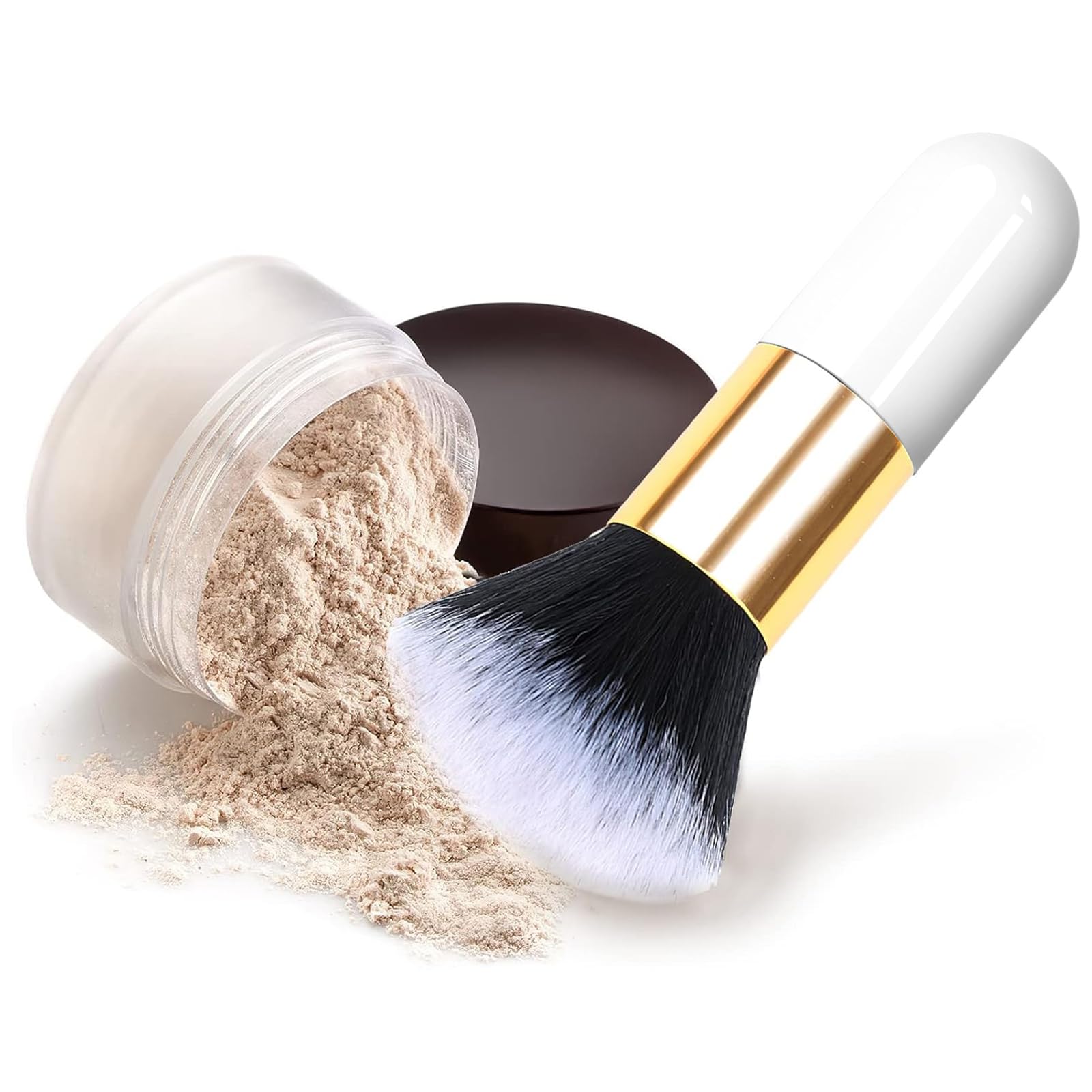 Powder Makeup Brush, Blusher Brush Large Powder for Loose or Pressed Setting Single Face Makeup Foundation
