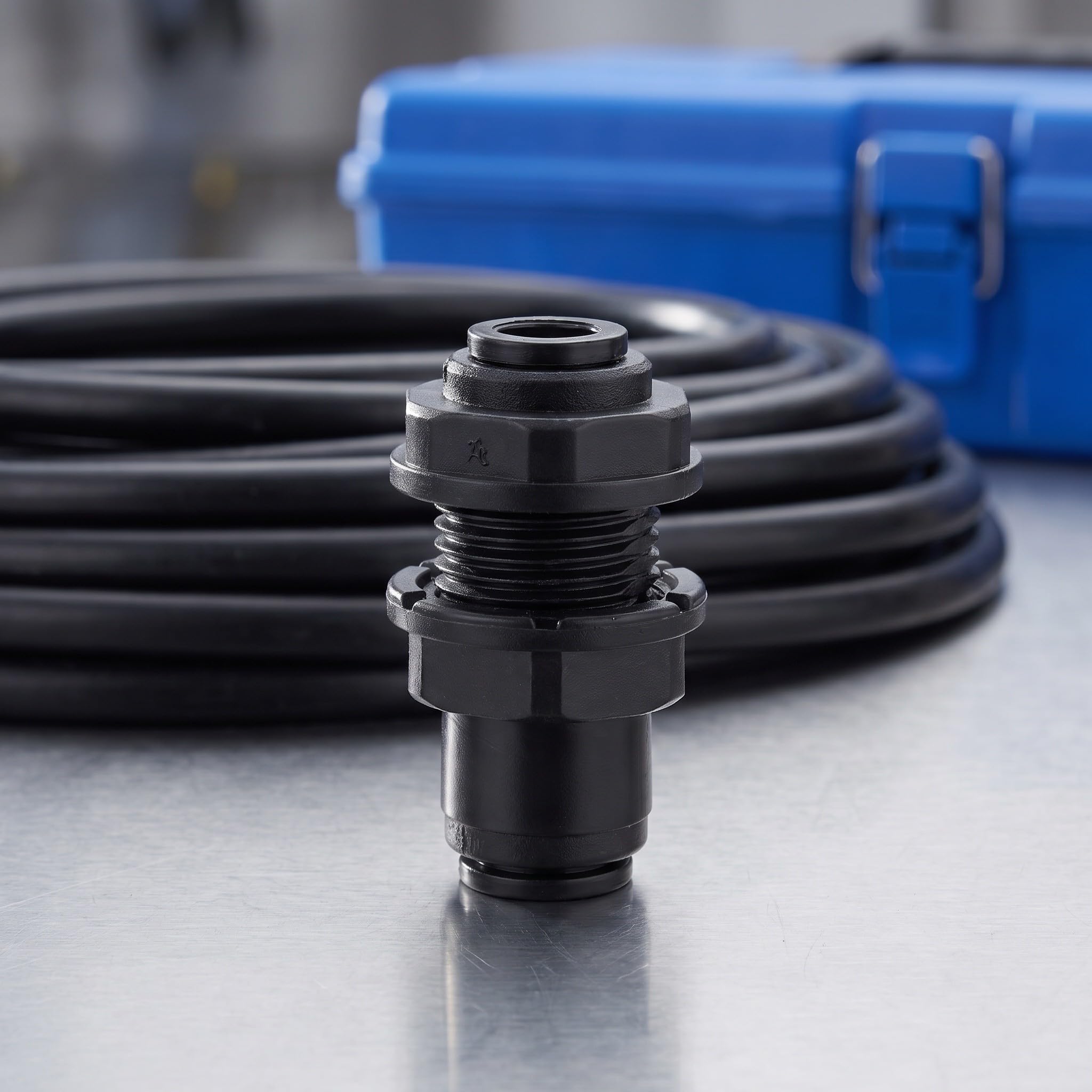 Gatuida Kit di 40 raccordi rapidi da 1/4 di pollice per irrigazione a | Assortimento di connettori a innesto rapido per tubi di irrigazione a goccia da 1/4 di pollice per impianti di irrigazione da
