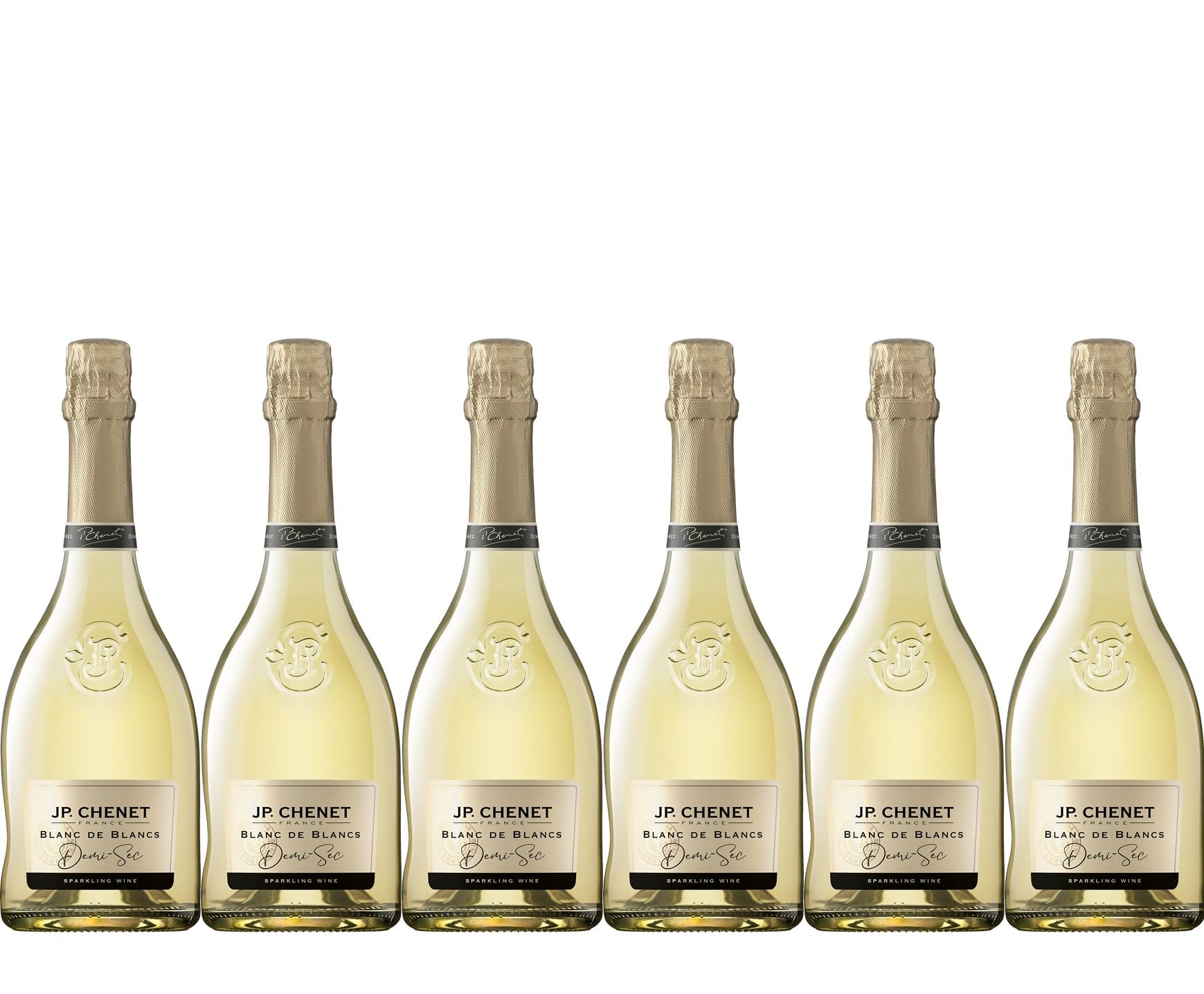 J.P. Chenet - Sparkling Original Vin Mousseux Blanc Demi-sec, France (6 x 0.75 L)