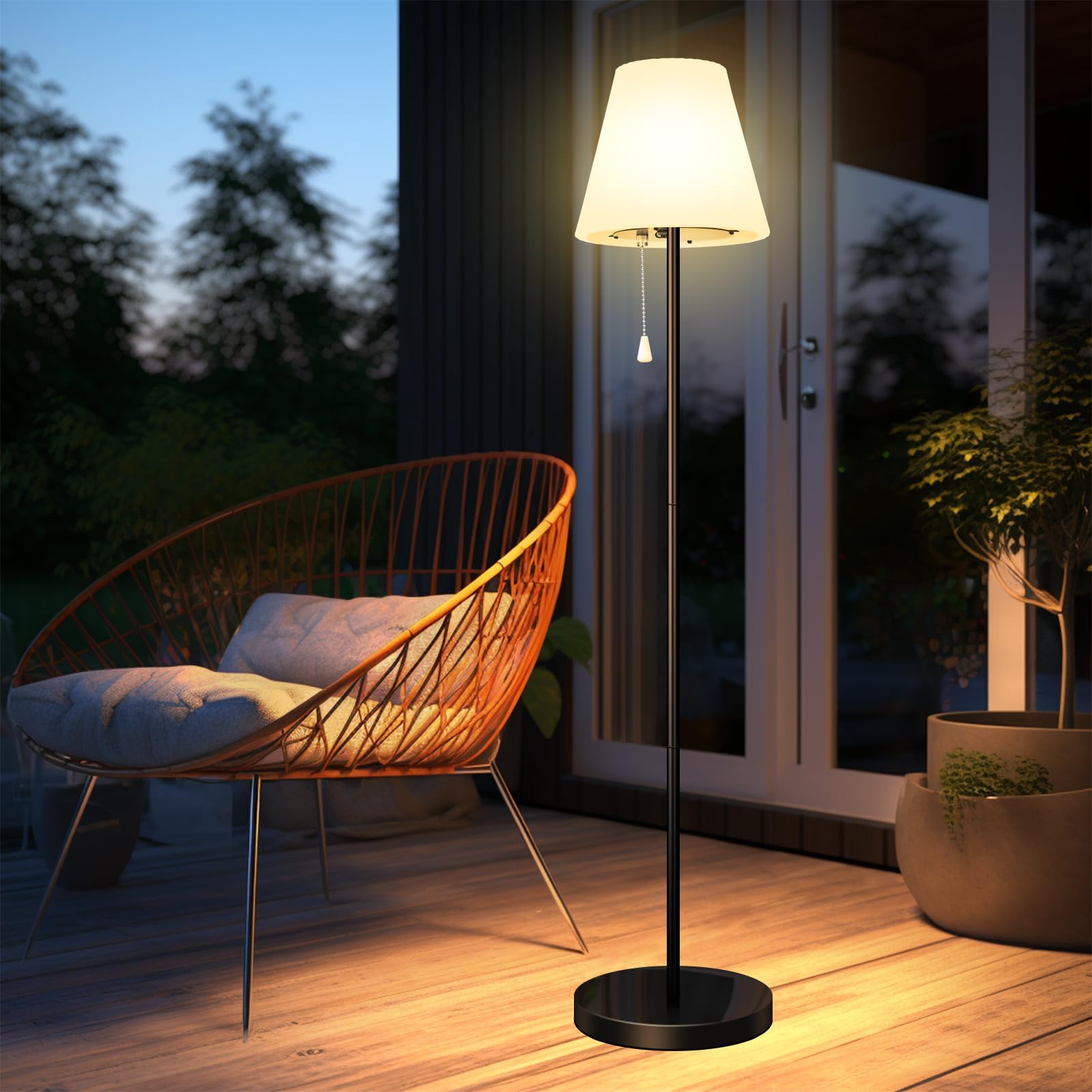 Lampe Solaire Extérieure 30 LED Noir Avec Détecteur De Mouvement - Projecteur