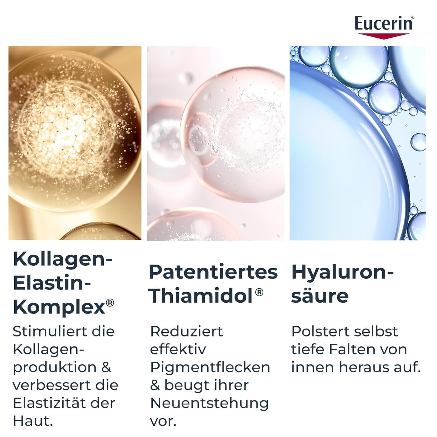 Eucerin Hyaluron-Filler + Elasticity Nachtpflege 50 ml, Gesichtscreme | Anti Aging Gesichtspflege fördert die Hautelastizität, Reduziert tiefe Falten & Pigmentflecken, Mit Hyaluronsäure & Thiamidol