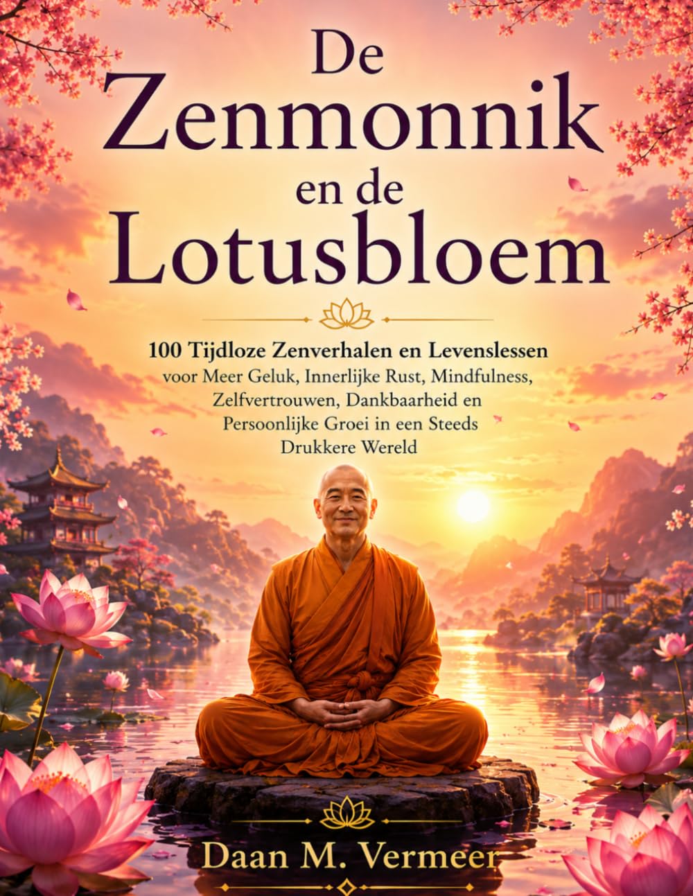 De Zenmonnik en de Lotusbloem: 100 Tijdloze Zenverhalen en Levenslessen voor Meer Geluk, Innerlijke Rust, Mindfulness, Zelfvertrouwen, Dankbaarheid en Persoonlijke Groei in een Steeds Drukkere Wereld