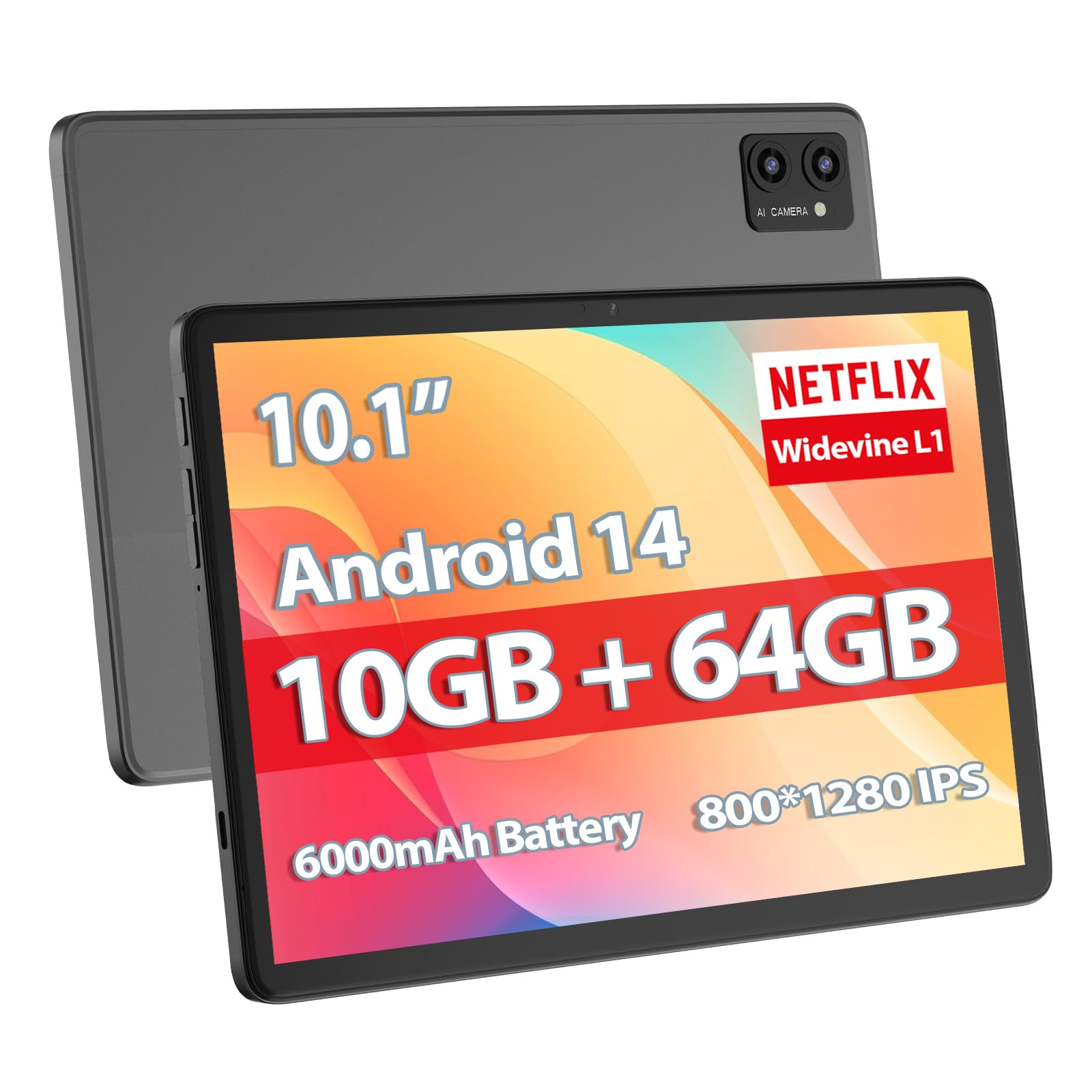 Amazon.co.jp: 2025 Androidタブレット、10.1インチAndroid 14