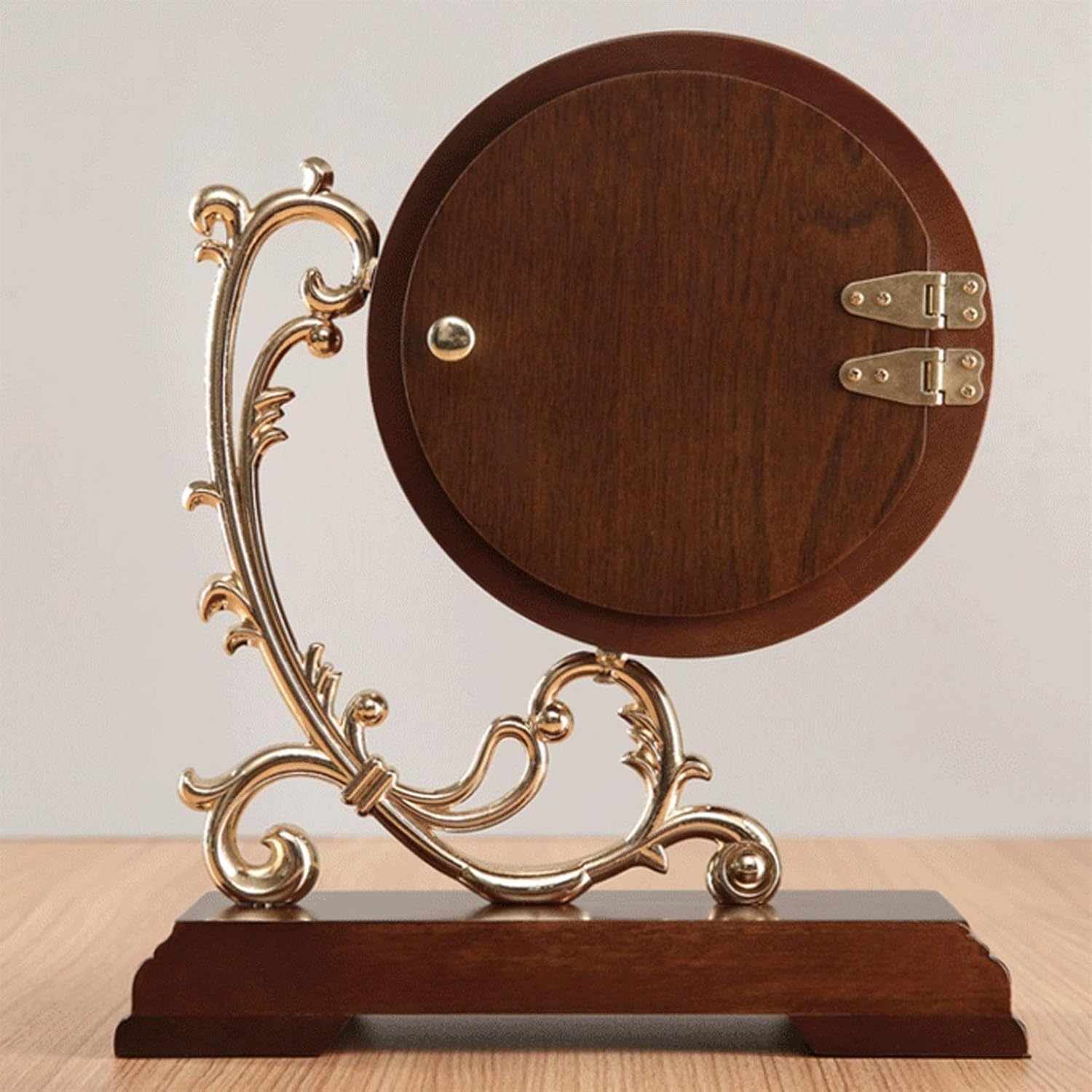 デスククロック 大型サイレントデスク時計レトロリビングルーム装飾