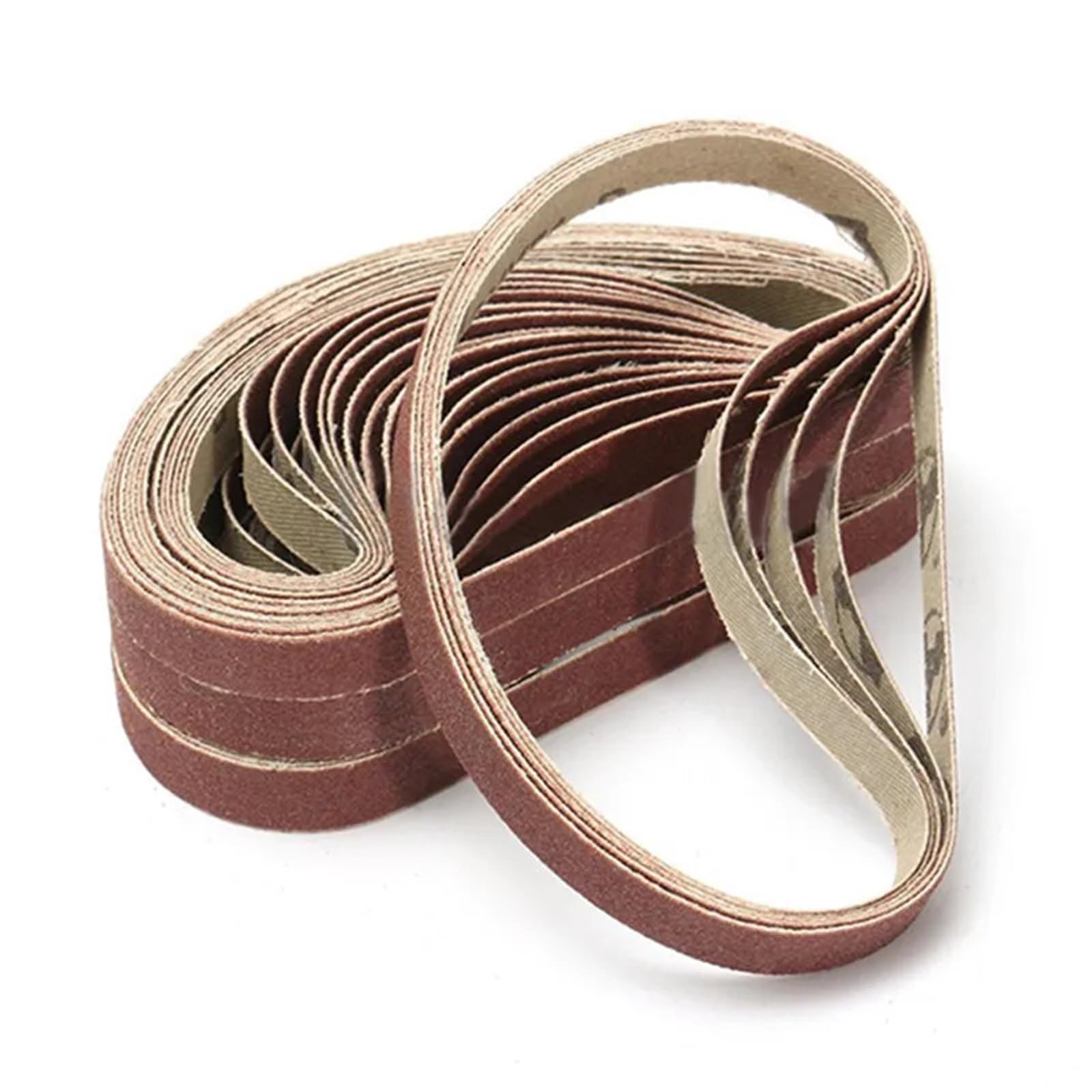 50 pz/set 330 * 10MM Nastri Abrasivi 40-1000 Grana Carta Vetrata Banda Abrasiva for Legno Morbido Metallo Rettifica lucidatura(320)