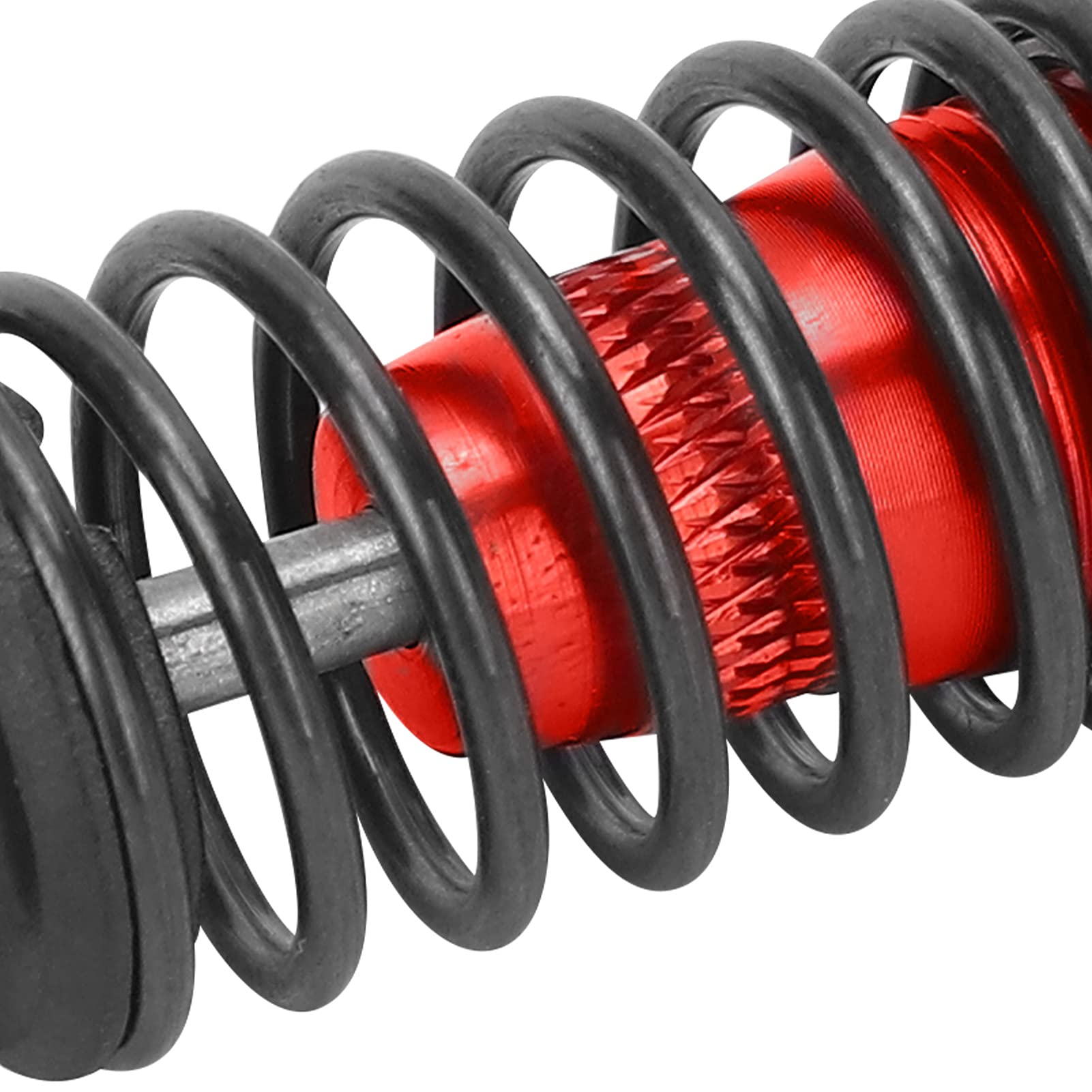 RC Schokdemper, 70 mm, RC metalen schokdemper, verstelbare veerdemper, geschikt voor Traxxas Slash 2WD RC auto's (zilver