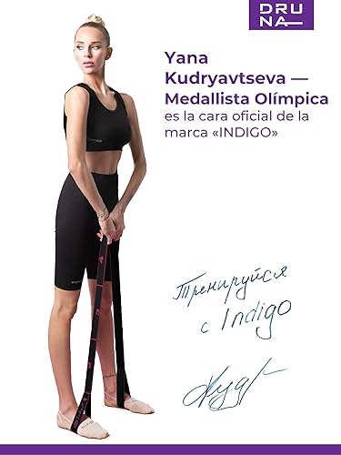 Miniatura 2 de 8-Loop Resistance Stretch Band  Elastic Fitness Strap for Yoga, Pilates, Dance, Rhythmic Gymnastics & Physical Therapy