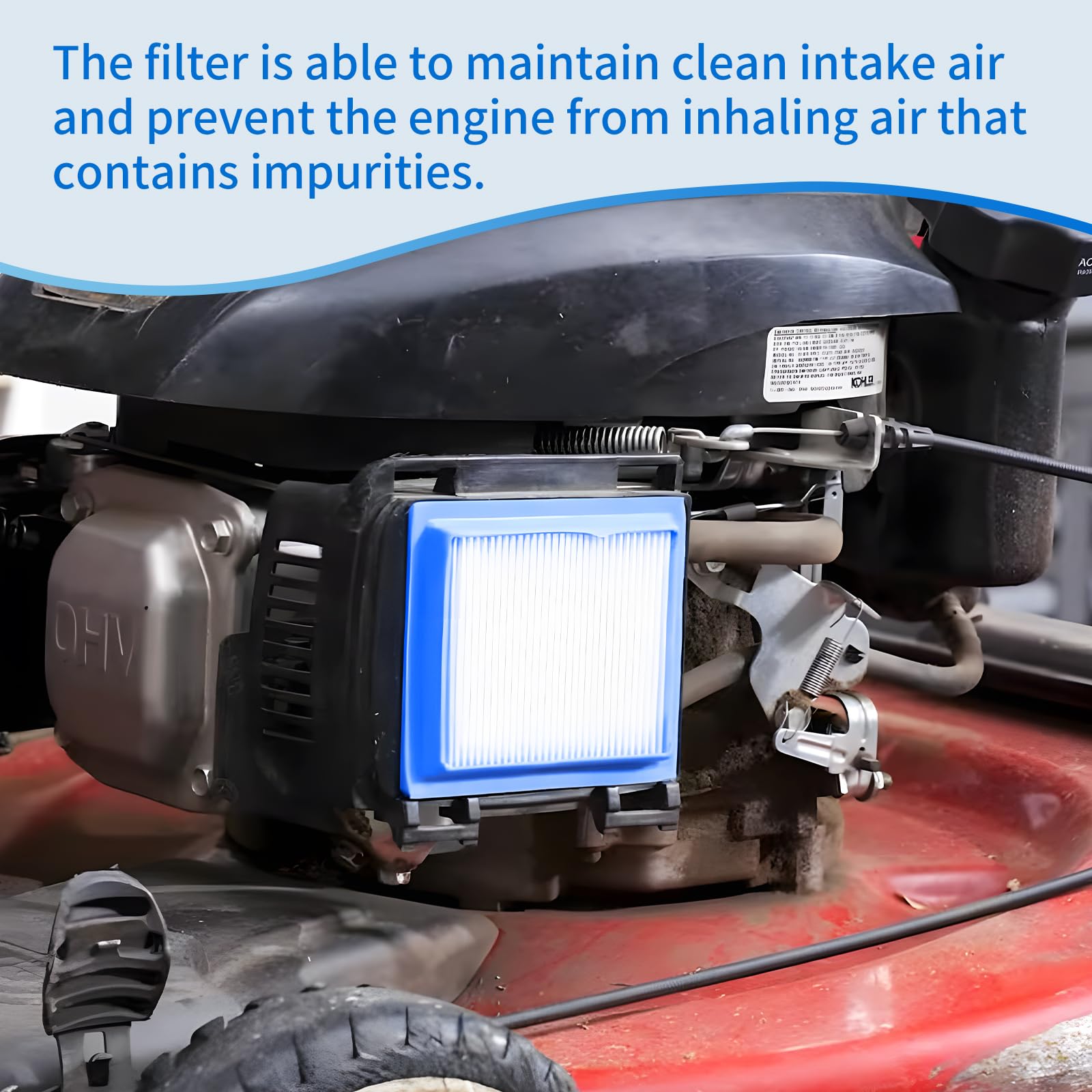 Filtre à Air Pour Tondeuses Briggs & Stratton, Accessoires B&S 491588 - Foto 7