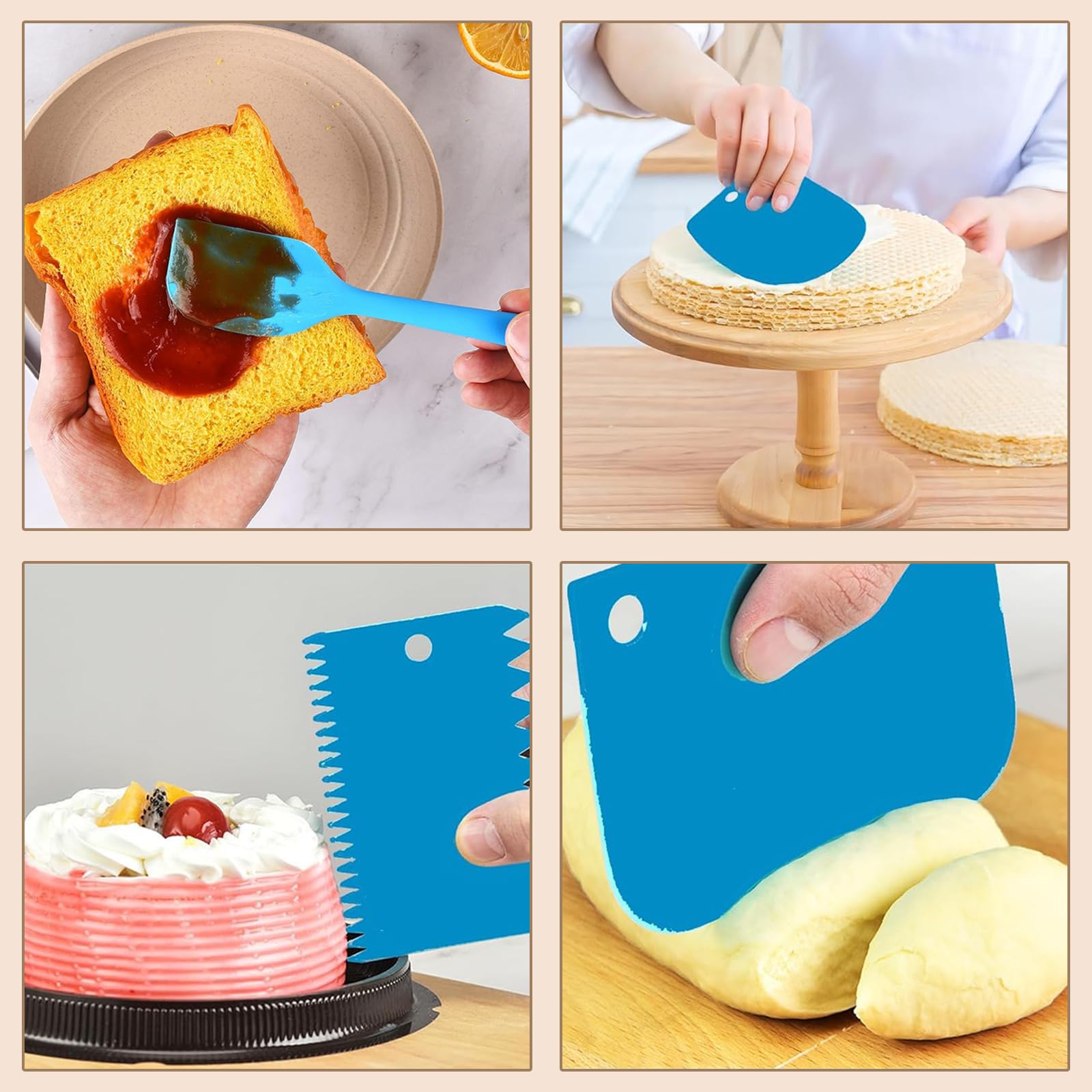 Pistola Per Biscotti Con 10 Ugelli - Stampi Per Decorare Torte, Cookie E Dolci - Foto 10