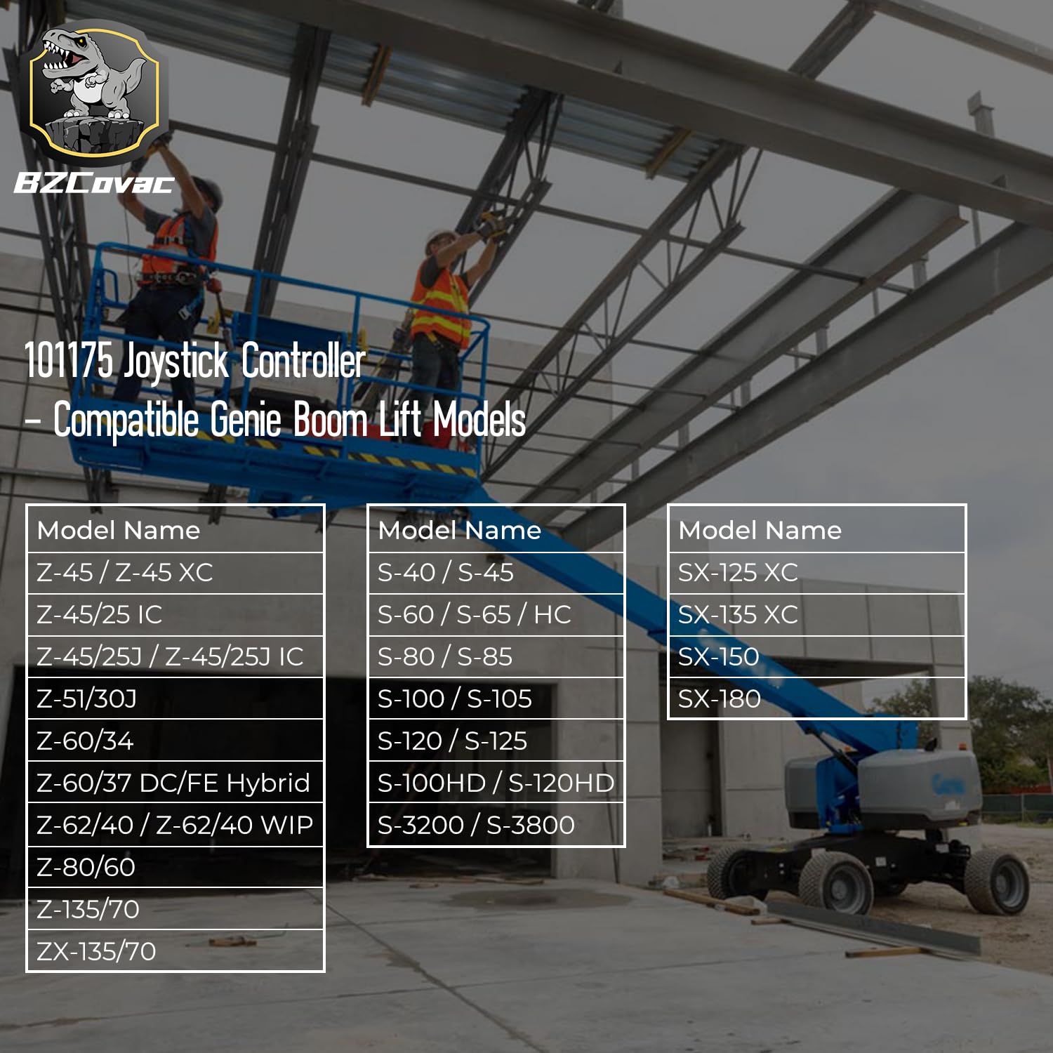 Bzcovac Single Axis Ball Handle Joystick Controller 101175GT 101175 for Genie Straight Boom Lifts S-Series, Z-Series, SX-Series