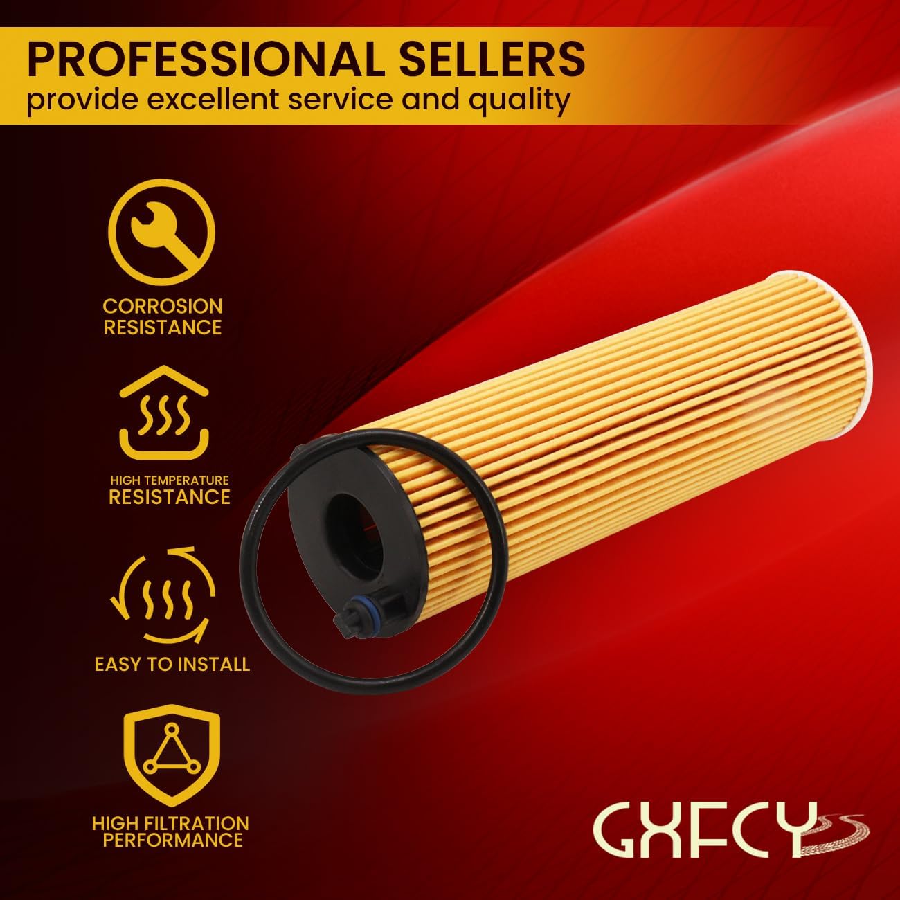 A6541801100 Oil Filter Replaces 6541801100 HU6020Z Compatible with Mercedes-Benz Sprinter 2500 3500 3500XD 2.0L 2023 2024(Pack of 6)