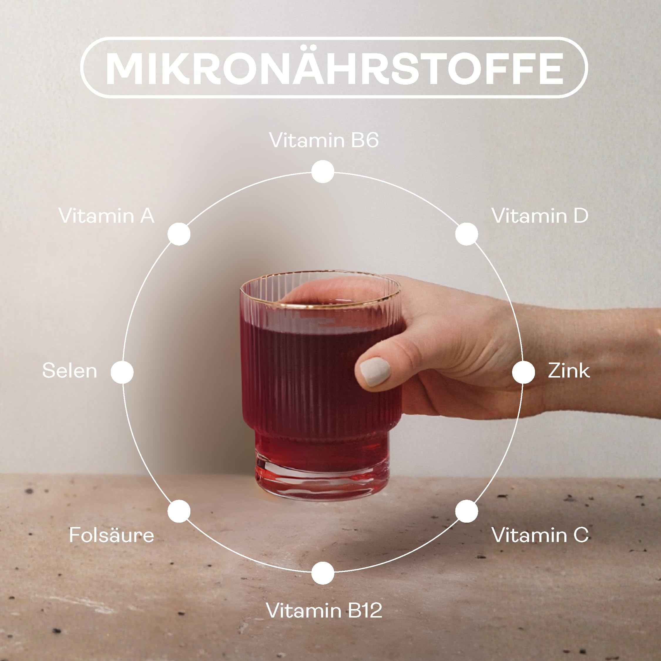Mikronährstoffkonzentrat 500 ml – Vitamine, Mineralstoffe, Spurenelemente & Antioxidantien aus heimischen Beeren & Früchten für Energie, Haut & Immunsystem – für die ganze Familie