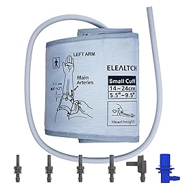 Child Extra Small Cuff Compatible with Most BP Monitors 4-8 Inches (10-20CM) Blood Pressure Cuff ARM BP Replacement Cuff for Pediatric (Extra Small)