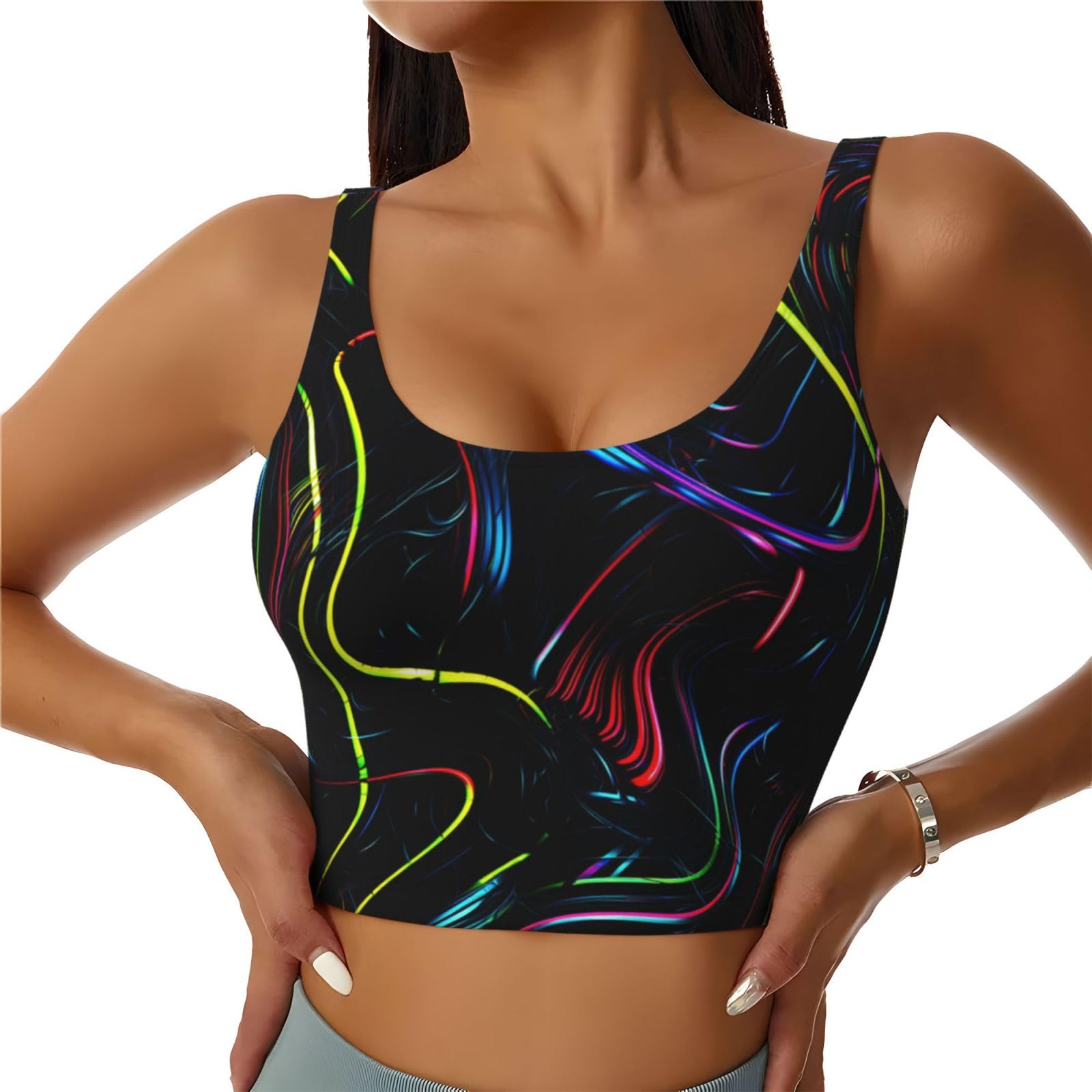 Women Ladies Sexy U-Shaped Back Sports Vest Athletic Tank Tops Activewear