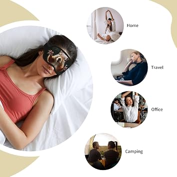 Eye Mask for Sleeping Breathable Light Blocking Sleep Mask Squirrel Funny Animal Night Blindfold Soft Comfortable Night Eye Sleep Shade Cover for Men Women Eye Cover for Home Nap