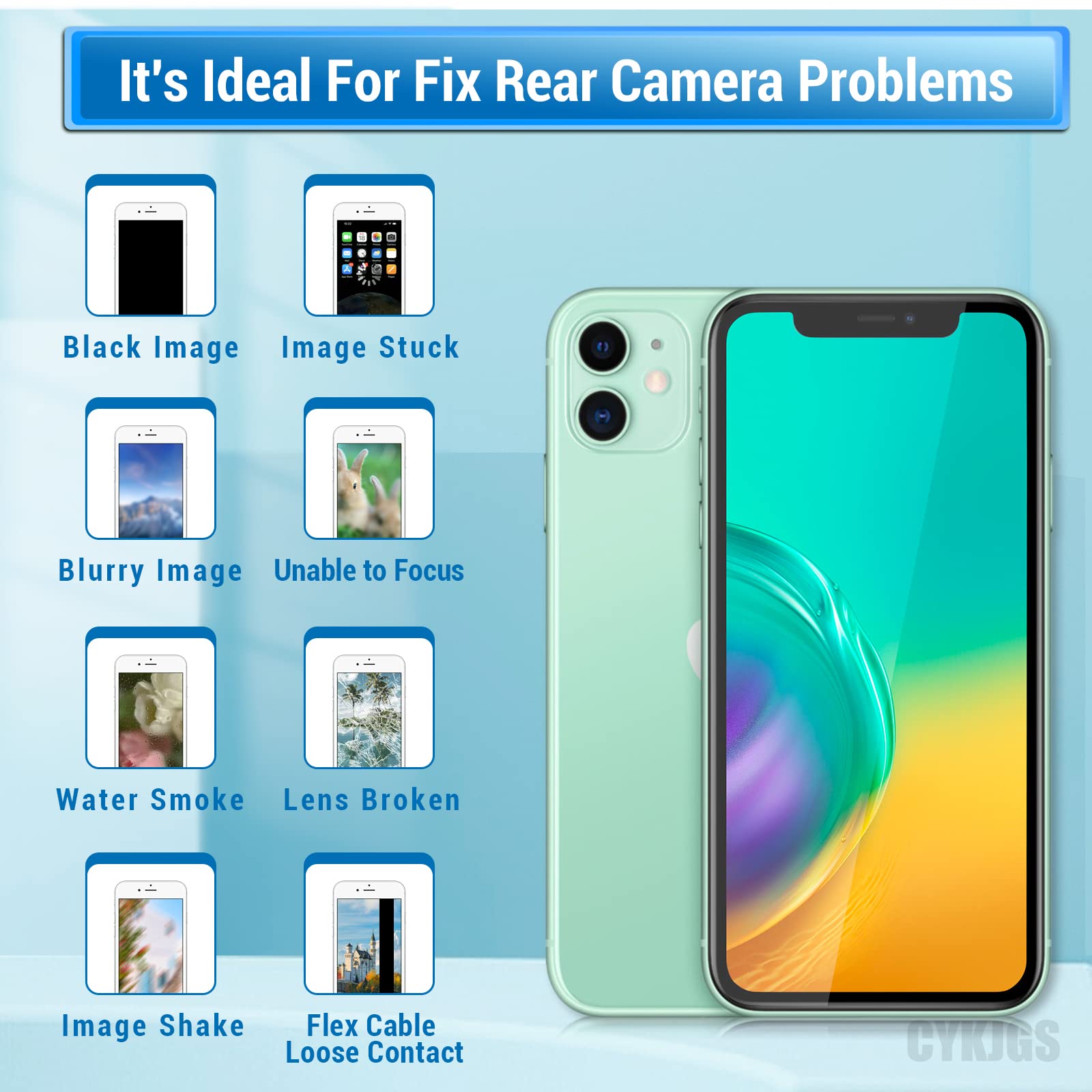 Fotocamera posteriore compatibile per iPhone 12 - Italiano