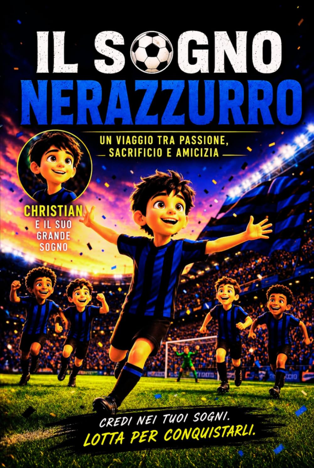 Il Sogno Nerazzurro - Un Viaggio tra Passione, Sacrificio e Amicizia | Con Illustrazioni a Colori | Idea Regalo per Giovani Tifosi: Credi nei Tuoi Sogni. Lotta per Conquistarli.