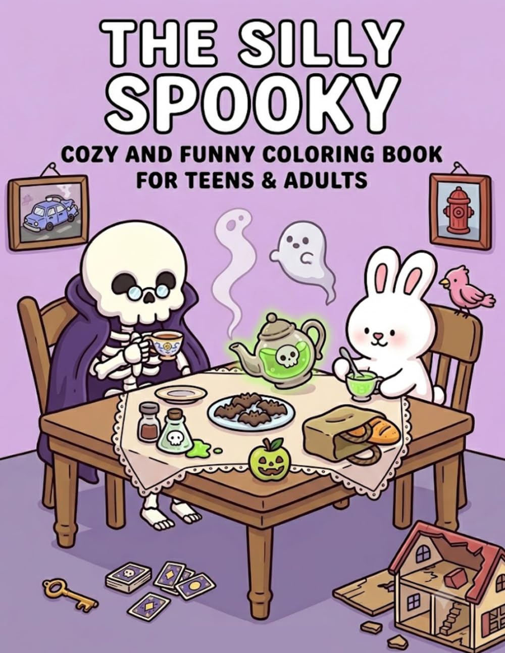 The Silly Spooky Coloring Book for Adults and Teens: Funny Monsters, Goofy Ghosts, and Not So Scary Adventures: Hilarious Coloring Pages Featuring ... Silly Halloween Fun, and Stress Relief