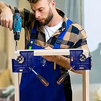 Vista 5 de Abrazadera de Ángulo Recto, Housolution [PACK DE 4] Abrazadera de Esquina de 90° de Mango Único de Aleación de Aluminio, Herramienta de Abrazadera