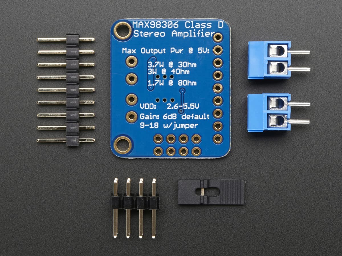 Amazon.com: Adafruit Industries Stereo 3.7W Class D Audio