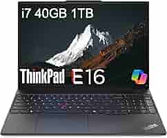 Amazon.com: Lenovo ThinkPad E16 Business Laptop (16