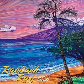 Deluxe Wall Calendar 2026 Experience Aloha - Wall Art of Rachael Ray - 2026 Wall Calendar 12 Month by Pacifica Island Art