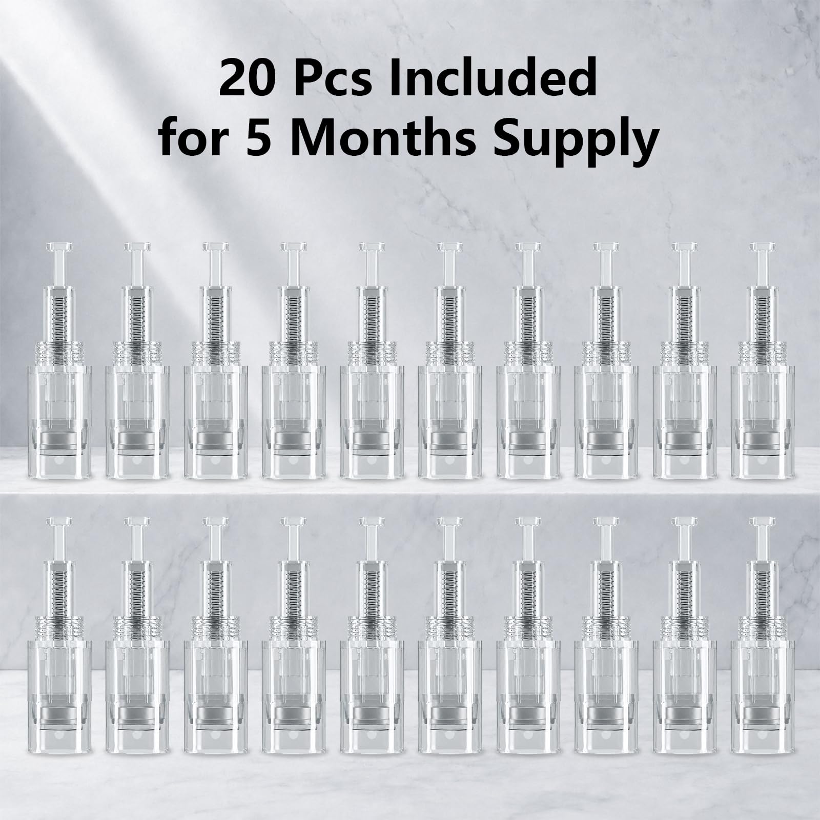 Microneedling Pen Microneedle Derma Roller Pen for Face Skin, Microneedle Micro Needle Roller 0.25mm Dermabrasion Roller for Men and Women Home Use