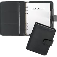 A5 Organiser Imitation Nappa Leather Black