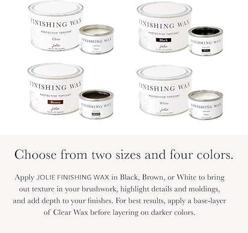 Miniatura 4 de Jolie Pintura protectora para acabado, cera de acabado, uso en muebles de interior, armarios, paredes, decoración del hogar y accesorios, sin olor,
