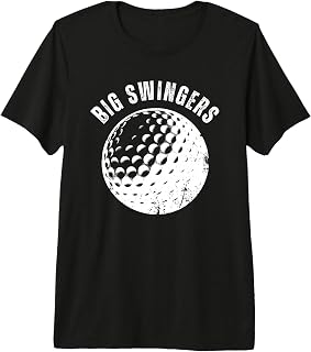 Big Swingers Matching Funny Scramble Team Golf Premium Tri-blend T-Shirt