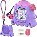 Silicone Case for Tamagotchi Paradise with Button Cap, Protective Cover with Screen...