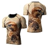 365CUSGIFTS BJJ Rash Guard, Ultra Soft Compression Shirt, Rash Guard Men Jiu Jitsu Short Sleeve, Breathable Fabric