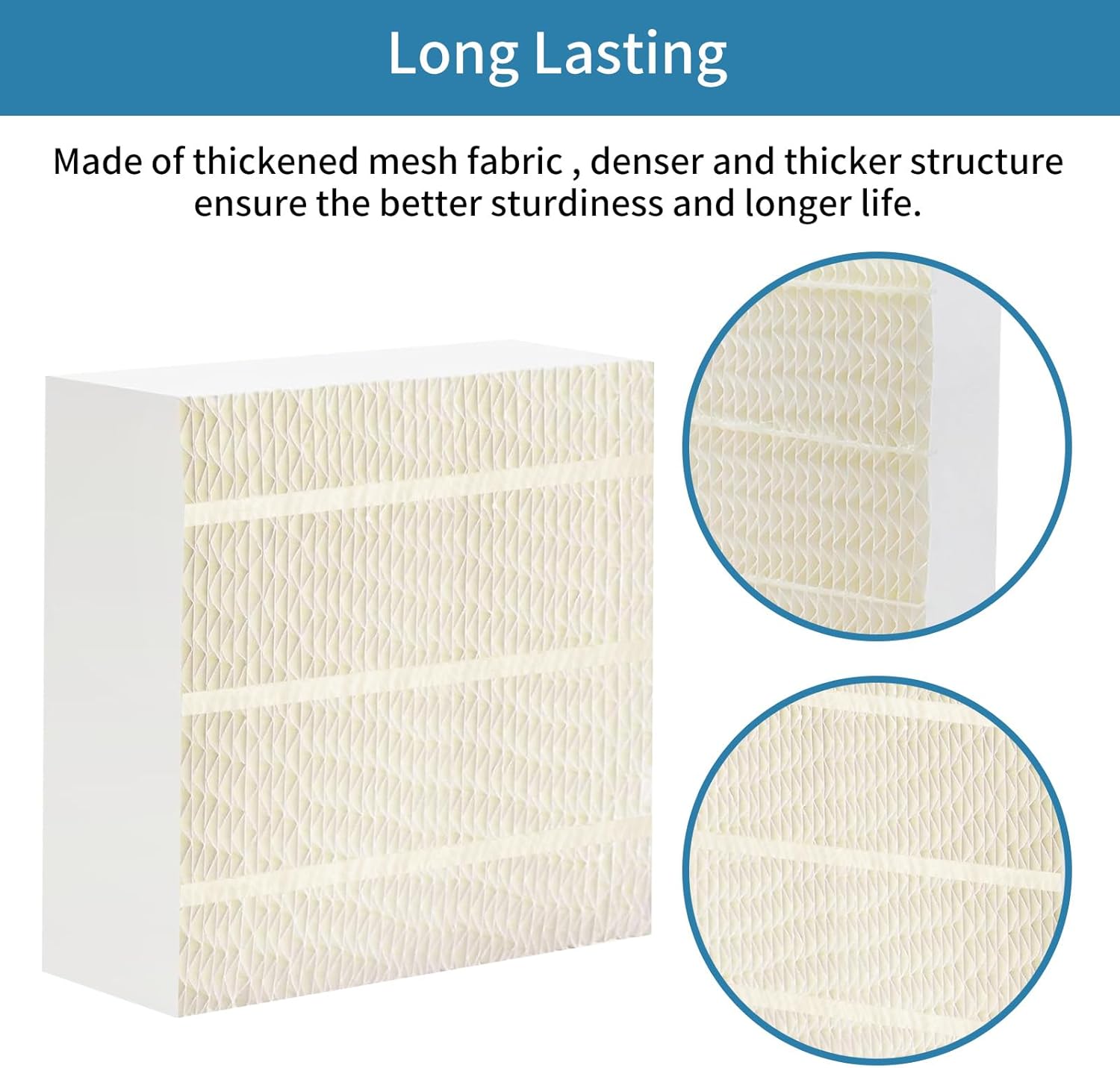 SUNRRA1043 Humidifier Filter Compatible with AIRCARE Humidifiers Space Saver Large Evaporative EP9500, EP9700, Bemis Space Saver Evaporative, Replacement for AIR Care Humidifier Filter (3 Pack)