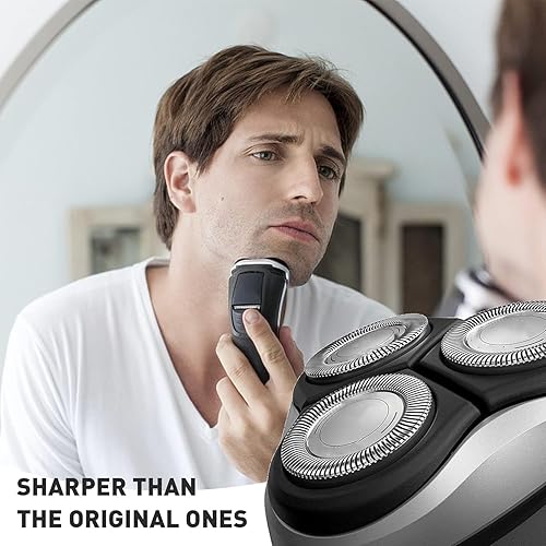 Miniatura 6 de Recambio para cabezales de afeitado SH30 SH52 y Series 3000 2000 1000 S738 Click and Style Easy Cut Reemplazar cabezales 3 unidades