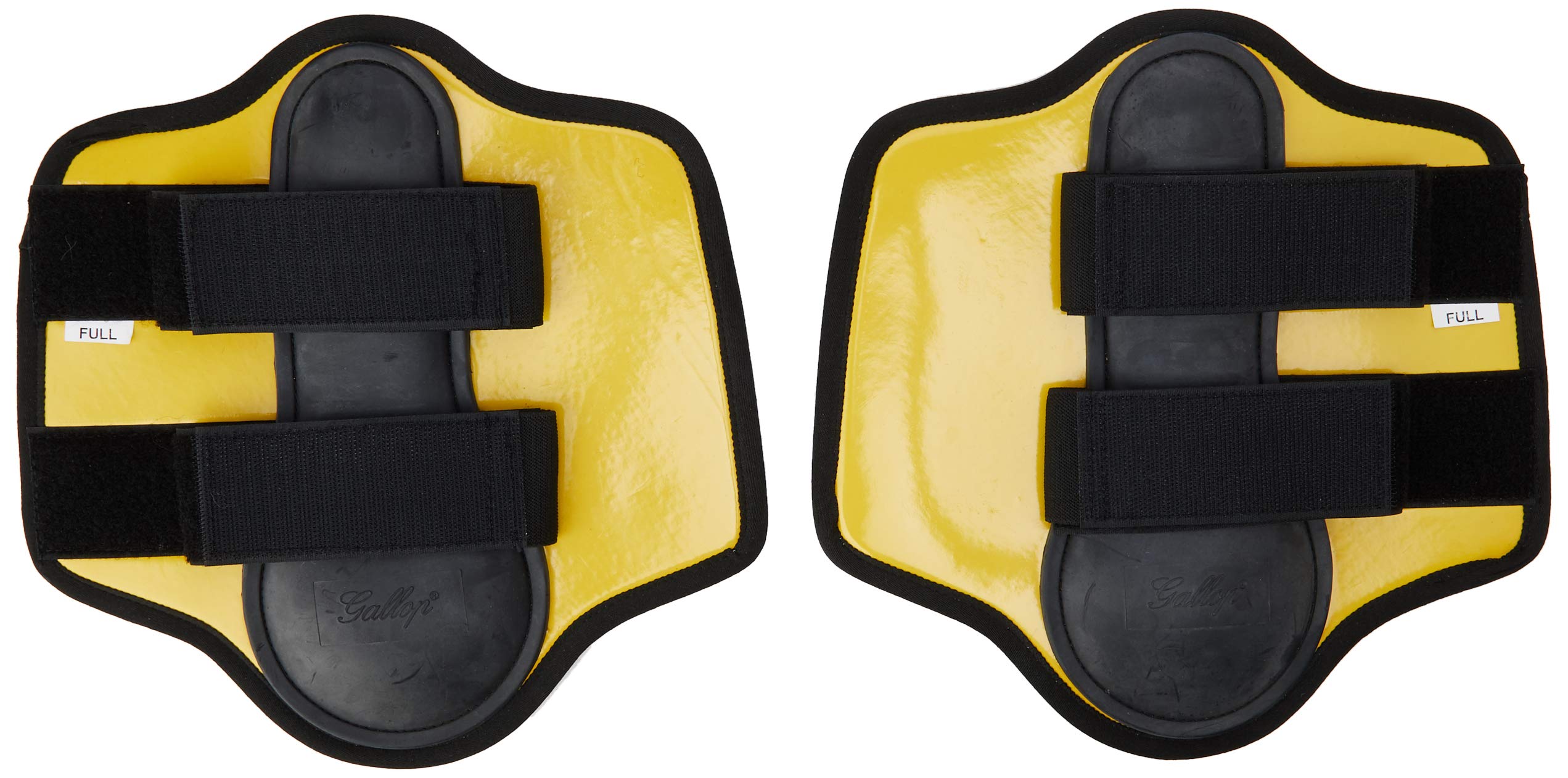 Gallop Patent Brushing Boots, Full Size, Yellow