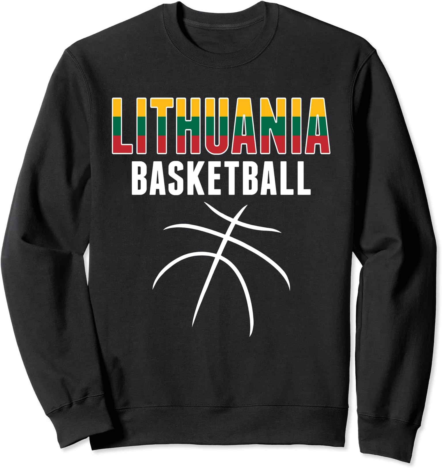 Lithuania Basketball Fans Jersey - Lithuanian Sport Lovers Sweatshirt
