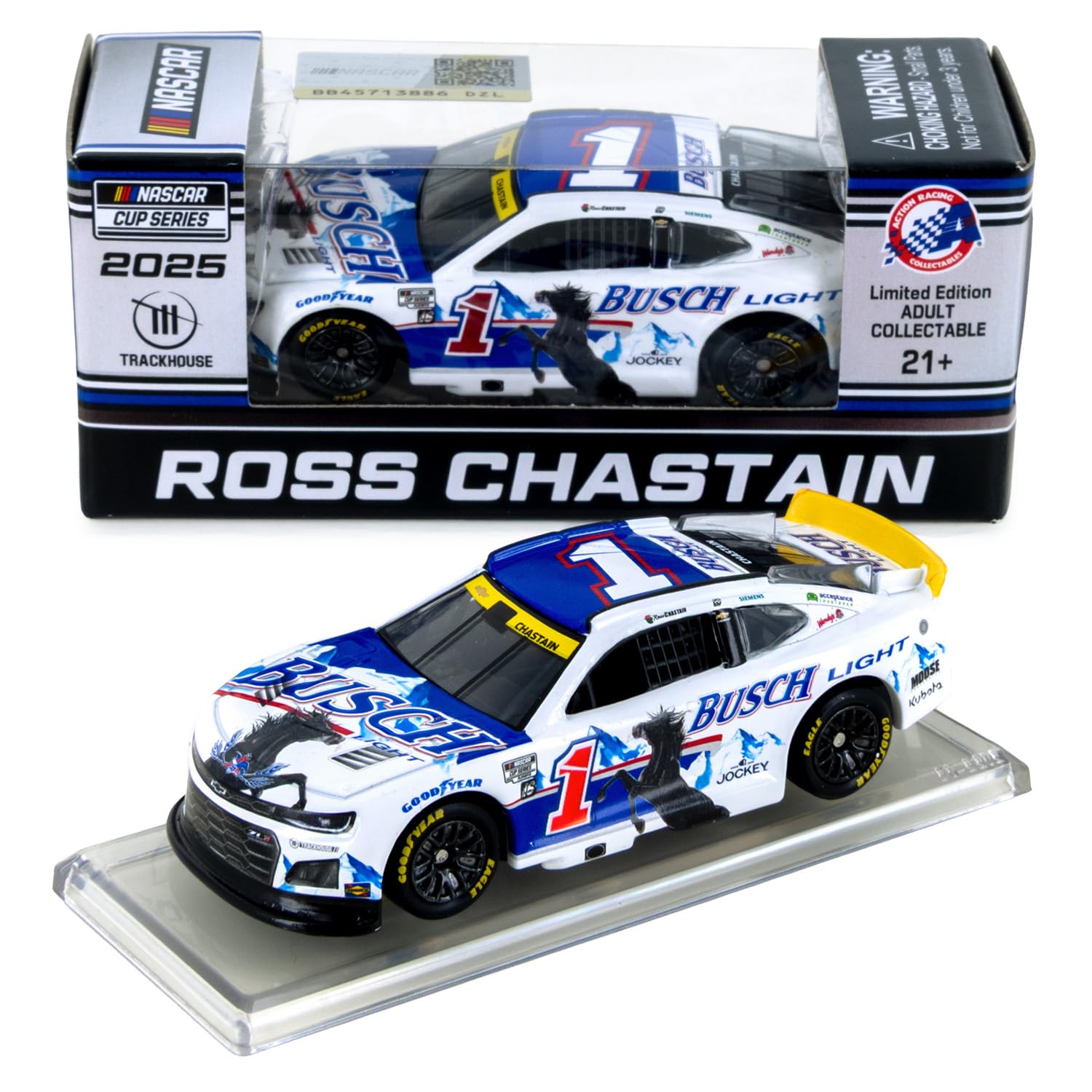Ross Chastain 2025 BL Retro ARC Diecast Car 1:64 Scale