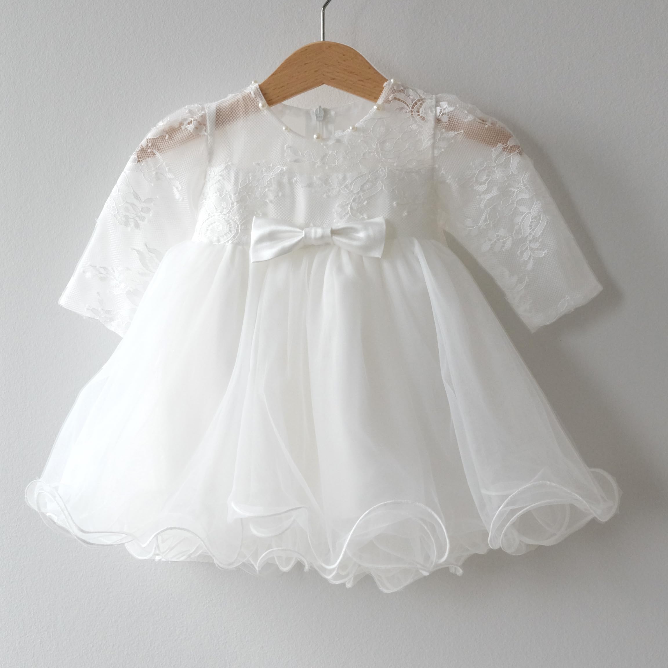 Festkleid Taufkleid mit Bolero Baby Blumen Mädchen M44