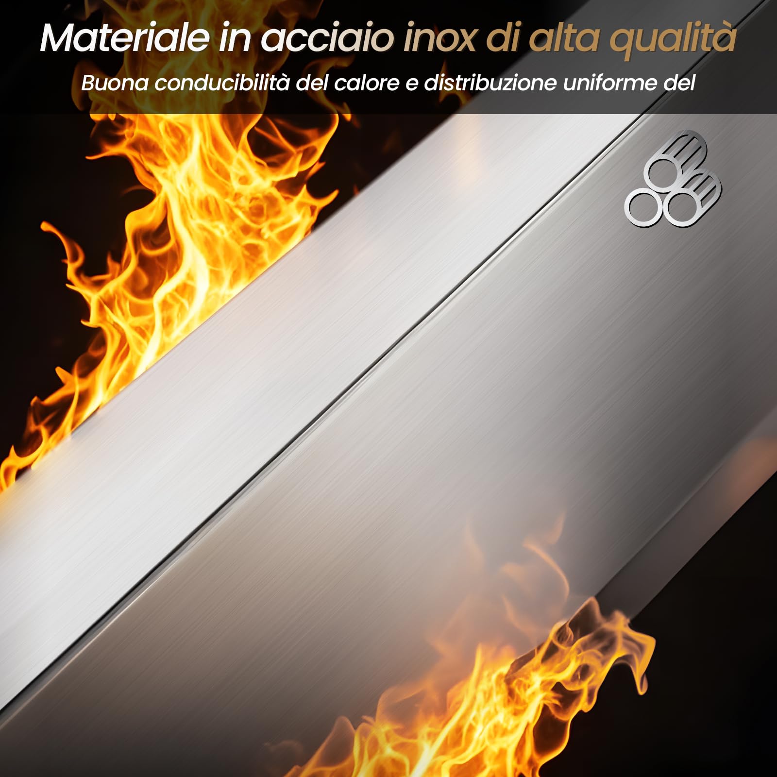 Barre Flavorizer in Acciaio Inox, Flavorizer Barre per W-e-b-e-r Genesis II/LX 300 Serie II E-310, II E-330, II E-335, II S-335, II LX S/E-340, Genesis II 210, LX 240 (2017 And Newer)