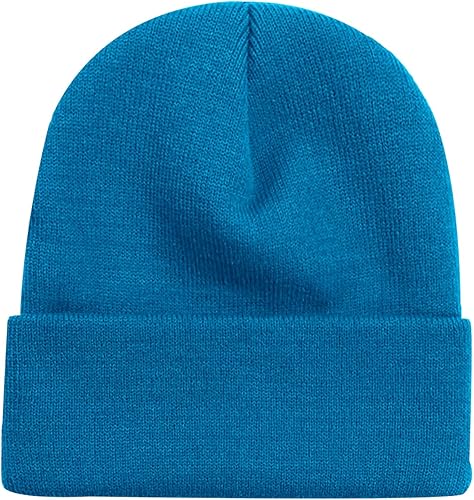 ZOORON Paquete de 1 y 2 gorros para hombres y mujeres, gorros de punto para invierno, gorro de esquí suave, unisex