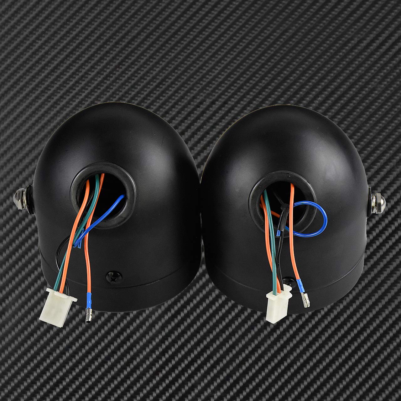 ビンテージ　ヘッドライト　デュアル Amazon | Ranzek バイク ダブル LEDヘッドランプ 5 3/4
