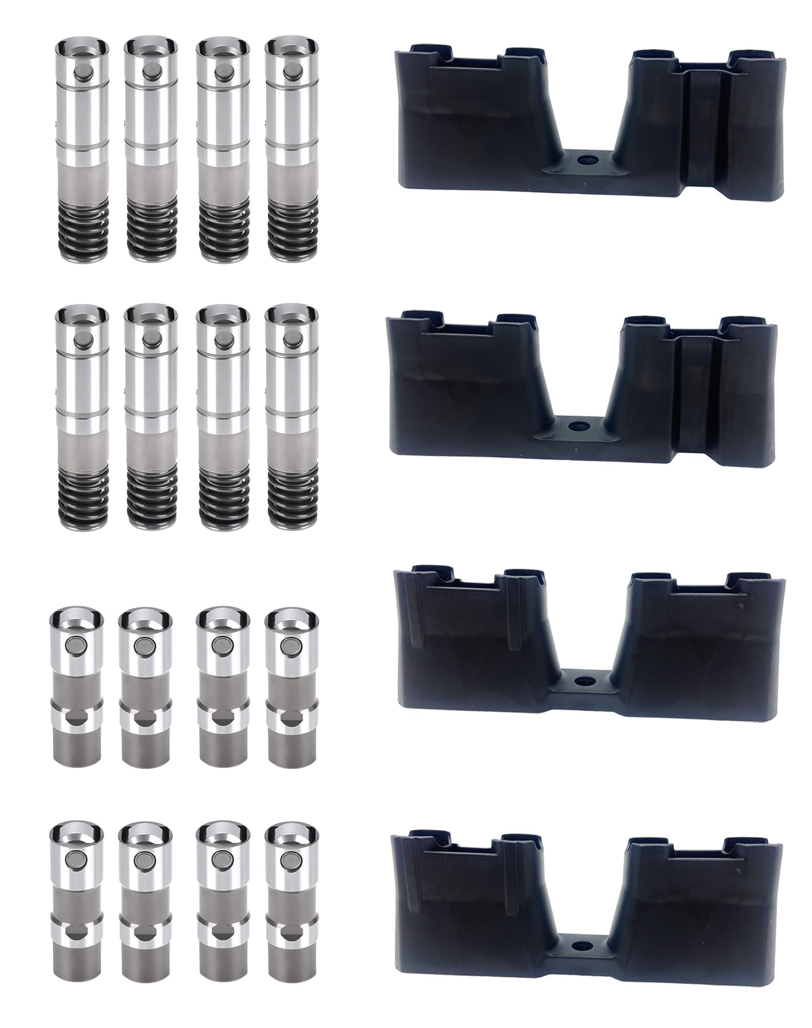 VEELECP Lifters Kit Compatible with 5.3L 6.0L 6.2L V8 Engines Allure Avalanche Escalade Tahoe Yukon XL 1500 (8 AFM Valve + 8 Hydraulic Roller + 4