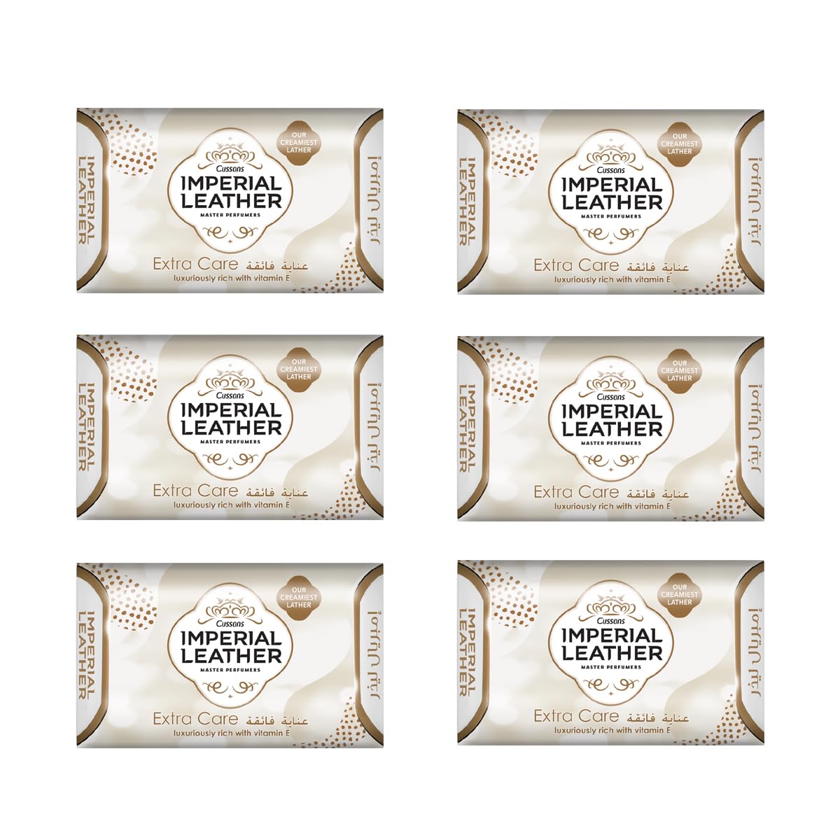 Cussons Imperial Leather Soap 125 g Extra Care bathing bar, rich creamy lather, long-lasting fragrance (pack of 6)-image-47