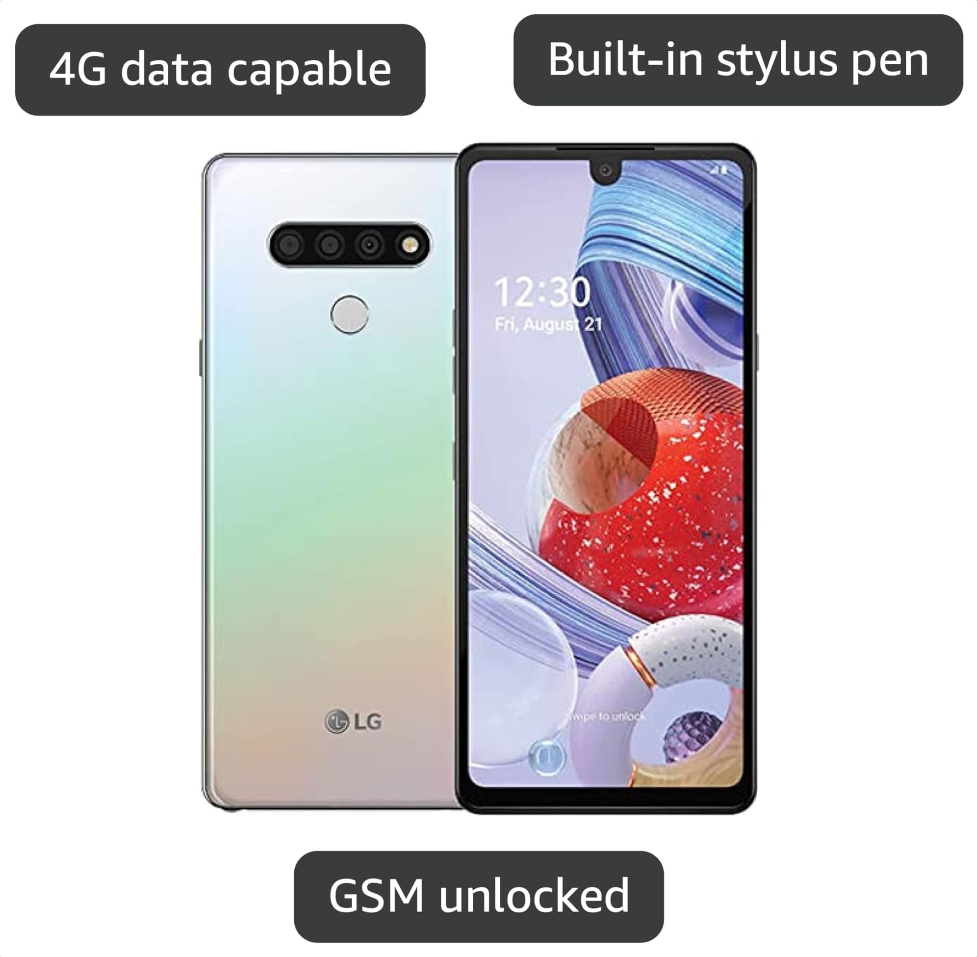 Amazon.com: LG Stylo 6 Android Smartphone – 64 GB - (Renewed