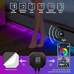 Motion Sensor Strip Bed Lights Under Bed Lights USB 5V Motion Activated Bed Light 9.84FT Sensor LED Night Lights for Bed,Cabinet,Bedroom