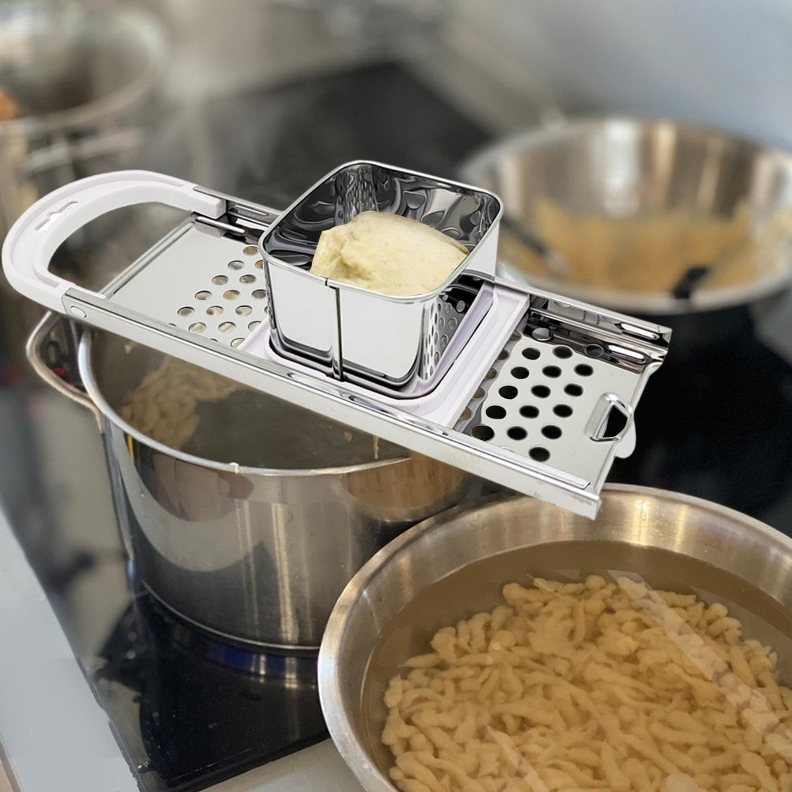 ステンレス製 麺プレス機 本体 調理器具 Amazon | シュペッツレプレス - ステンレススチール製麺機 | 自家製